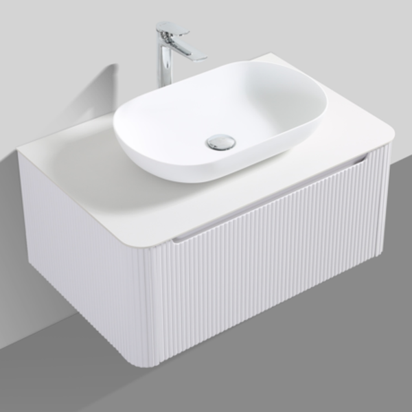 MONZA 800 WHITE VANITY SET