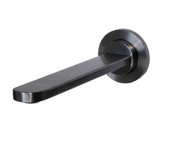 Round Wall Spout 200mm Gunmetal