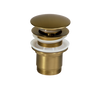 Basin Clicker Waste Unslotted 32mm Brushed Brass