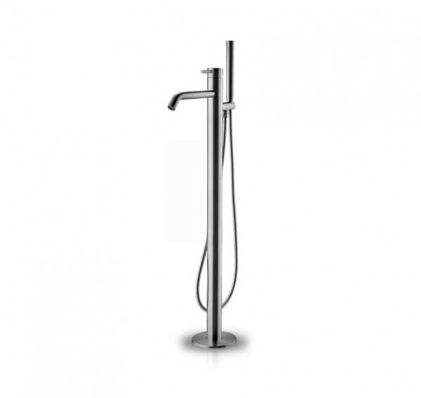 JEE-O Slimline Bath Mixer + HS -Brushed