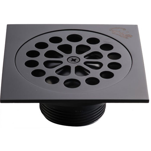 Gio Square Shower Trap Matt Black
