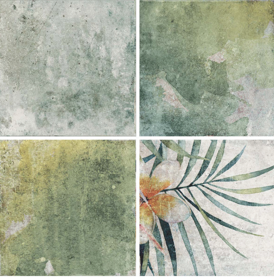 Tropic Emerald Matt Porcelain 138X138X9mm (0.91Sqm/Box)