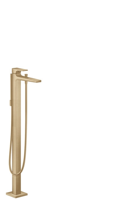 Hansgrohe Metropol Single Lever Bath Mixer Floor-Standing With Lever Handle Brushed Bronze