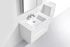 Venice 900 White Double Draw Vanity Set