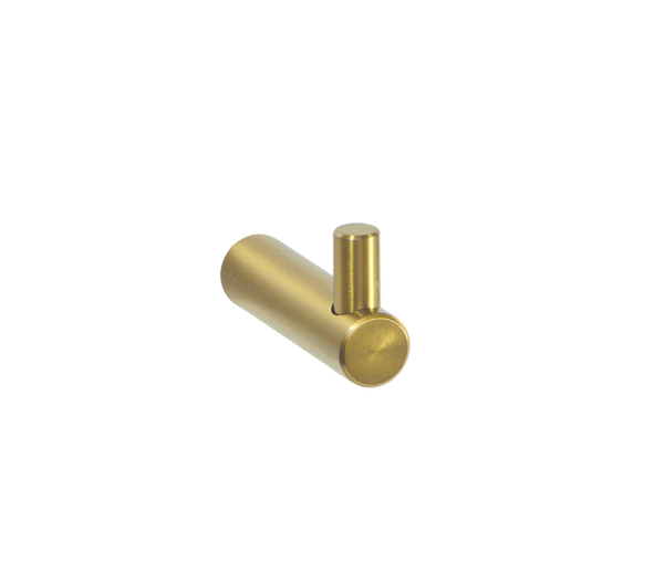 Accessories 88 Brushed Brass Single Robe Hook