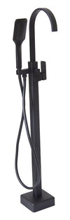 Shore Matt Black Square Freestanding