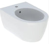 Icon Wall-Hung Bidet with Tap Hole and Overflow Matt Alpine White