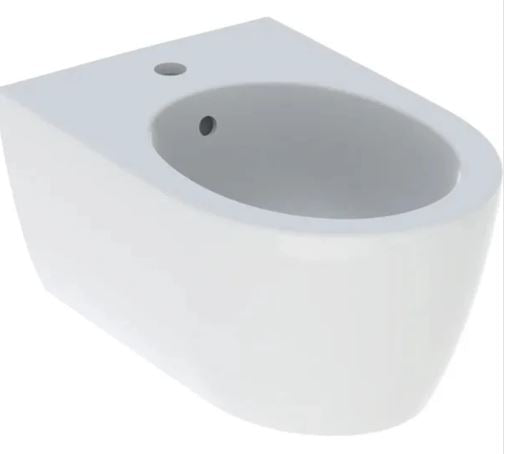 Icon Wall-Hung Bidet with Tap Hole and Overflow Matt Alpine White