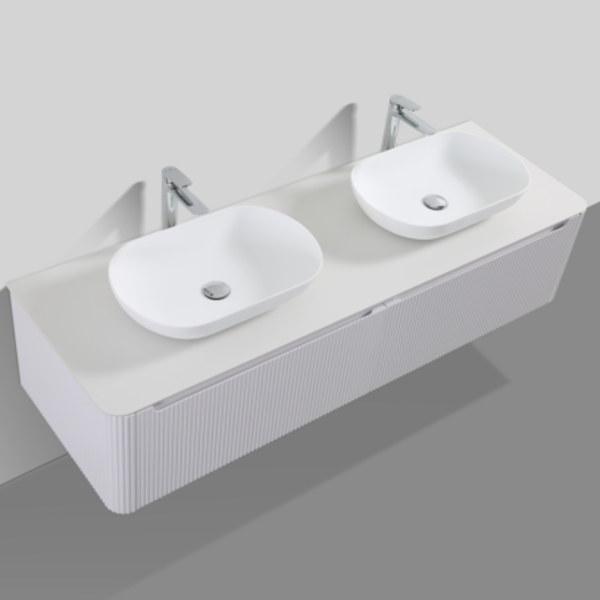 MONZA 1600 WHITE VANITY SET