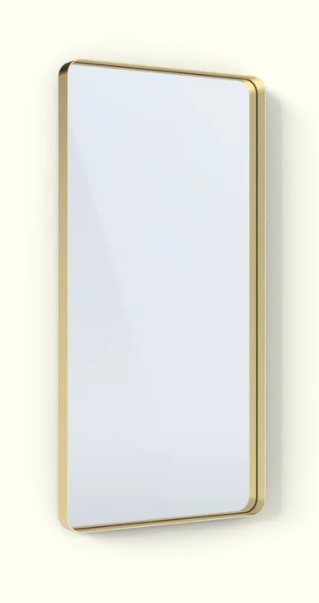DeepFrame Soft Edge - 1200 x 600 mmmm - 50mm - Solid Brass Matte