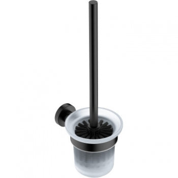 4638 Toilet Brush + Holder - Matt Black