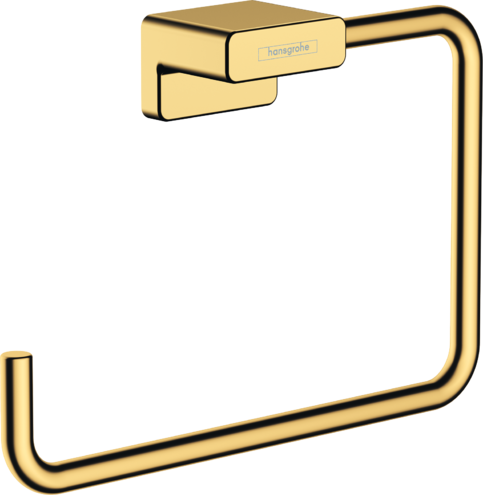 Hansgrohe Addstoris Towel Ring Polished Gold Optic