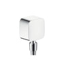 Hansgrohe Fixfit Wall Outlet With Non-Return Valve And Pivot Joint Chrome