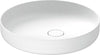 Vitrium Above Counter Basin No O/F or Tap Hole, White Satin Matt