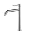 Bijiou Stylet Satin Nickel Basin Mixer Long Body