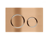 Meir Sigma 21 Dual Flush Plate - Lustre Bronze