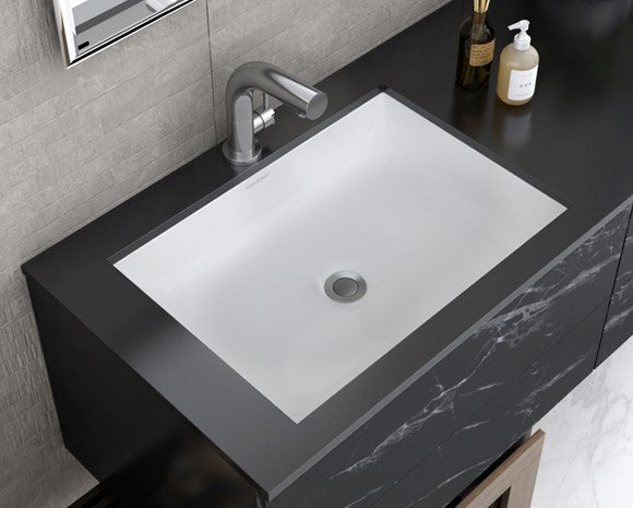 Kaldera 62 Undermount Basin With Overflow 610X420X134 Gloss White