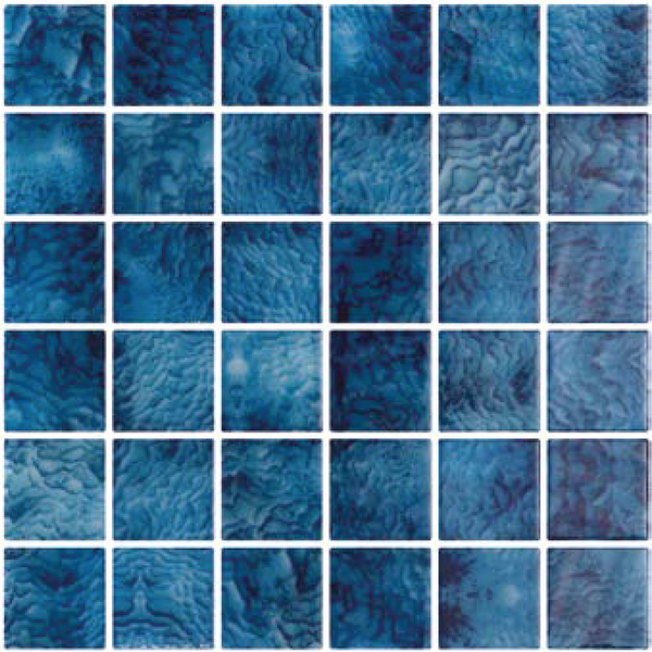 Penta Arrecife Blue 311x311x5.8mm Gloss Glass (11shts/sqm)