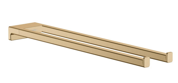 Hansgrohe Addstoris Towel Holder Twin-Handle Brushed Bronze