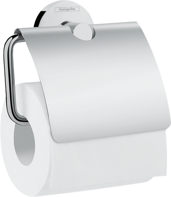Hansgrohe Logis Universal Toilet Paper Holder With Cover Chrome