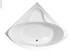 Adelaide Corner Bath Polished White 1500x1500x520mm