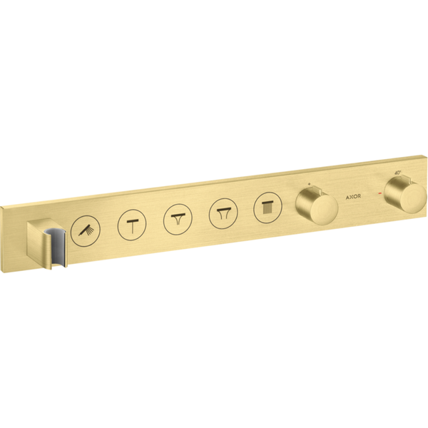 AXOR ShowerSolutions Thermostatic Module Select 670x90 for Concealed Installation for 5 Functions