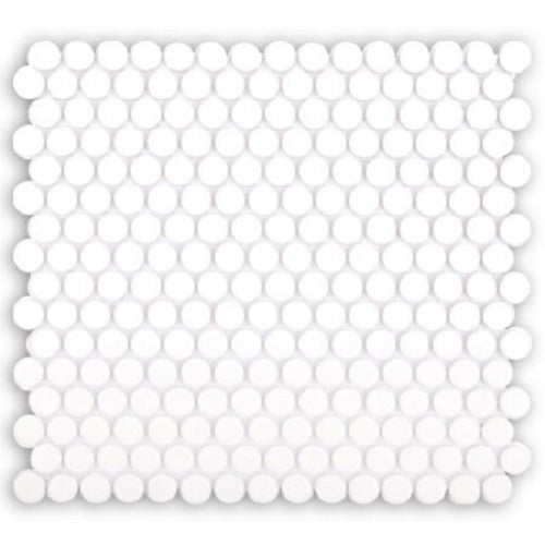 Penny Round White Gloss (19mm diam) 315x294 (11 Sheet / m²)