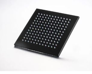 Square Shower Head Stainless Steel Matt Black 200X200mm