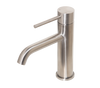 Neo Brushed Stainless Steel Short Basin Mixer