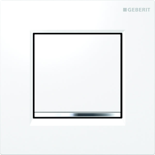 Urinal ActPlate Type30 White/Chr/White