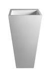 Edith 820 Pillar Basin NTH Polished White 500x500x820