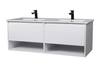 Congo White Wall Hung Vanity with Ceramic Basin 1200x460x440mm