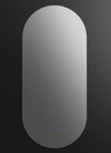 OVALIS MIRROR 450 x 1000 mm LED light up mirror, touch screen button, defogger included