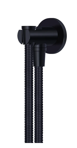 Meir Bracket Set with Hose (excludes Handshower) - Matte Black