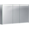 Option mirror cabinet with lighting and three doors