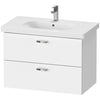 Xbase Vanity Unit Wall-Mounted White Matt 800X458X560 mm