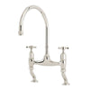 Perrin & Rowe Ionian Bridge Mixer With Crosshead Handles