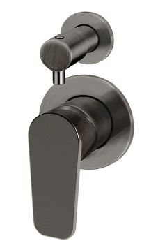 Round Paddle Diverter Mixer Gun Metal