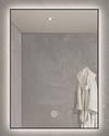 Led Sophia Black Framed Square Mirror 600X900 Vertical