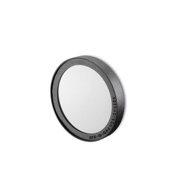 JEE-O Soho Wall Mounted Mirror 30 Cm Stainless Steel, Hammercoated Black