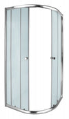 Shower Door Aquila Bright Chrome Qtr Rnd 900x900x1850