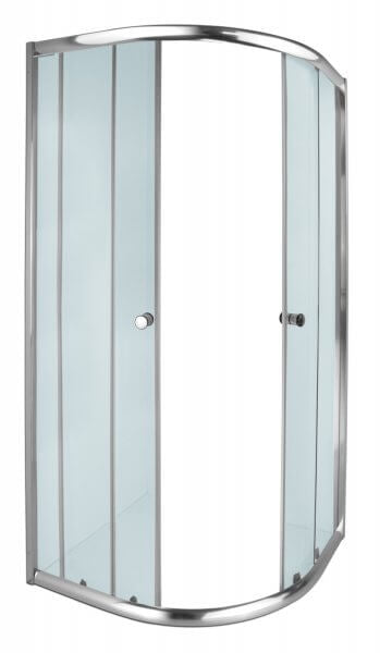 Shower Door Aquila Bright Chrome Qtr Rnd 900x900x1850