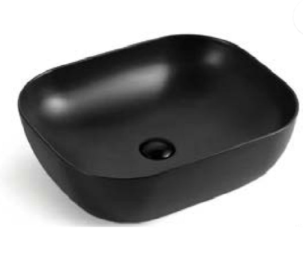 Lave Pauline Counter Basin Black 485X395X145mm