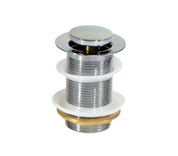 Basin Clicker Waste Unslotted 32mm Chrome