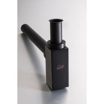 Bottle Trap Square Matt Black 32X32