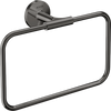 Axor Universal Circular Towel Ring Square Polished Black Chrome