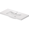 Furniture washbasin D-Code 1000mm White with Overflow and Tap Platform