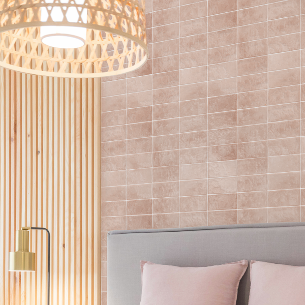 Krema Bar Seashell Pink Gloss Ceramic 62.5x125x8mm (1.12sqm/box)