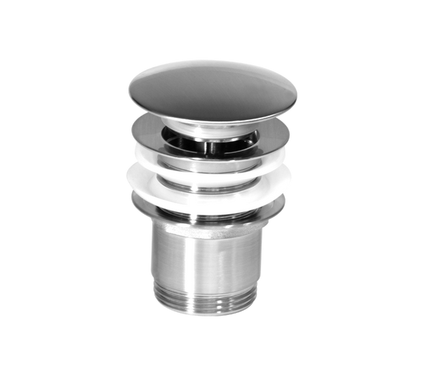 Basin Clicker Waste Unslotted 32mm Chrome