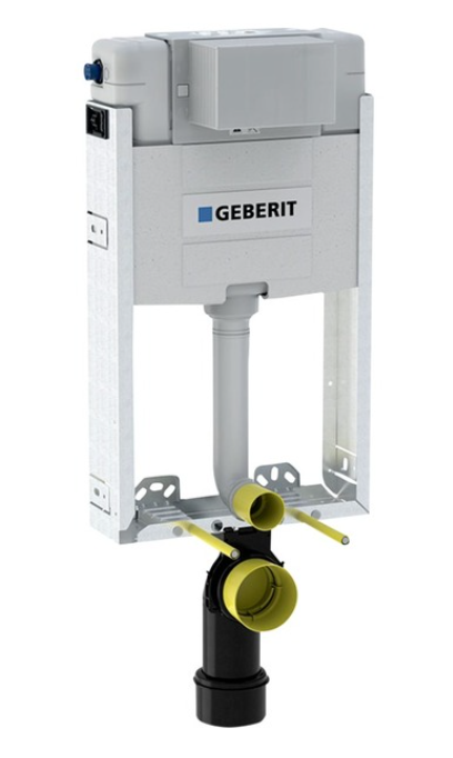 Kombifix element for wall-hung WC, 106 cm, with Alpha concealed cistern 12 cm